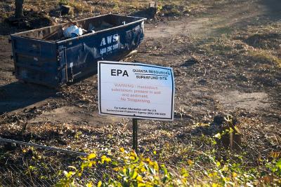 Superfund Sites and Sea Level Rise on the coast of NJ